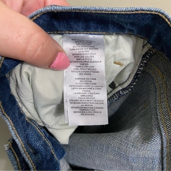 CURRENT Elliot Sz 26 The Fan Kick Crop Flare Jeans - Picture 7 of 8